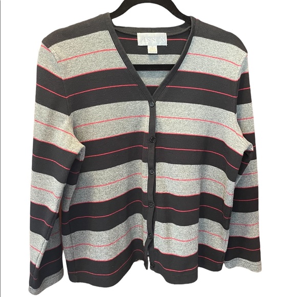 Casual Corner Womans Cardigan Sweater 